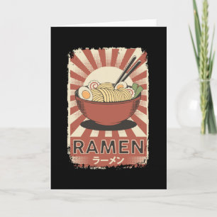Cartão Comida de Ramen Japonês Perfeito   Ramen Lover