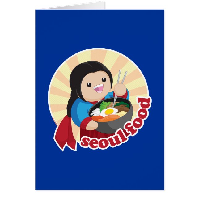 Cartão Comida de Seoul (Frente)