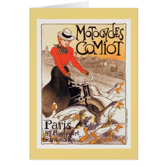 Cartão Comiot de Motociclos (Frente)