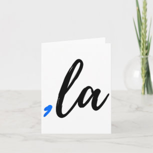 Cartão Comma La - Kamala Harris 2024 Senhora Presidente V