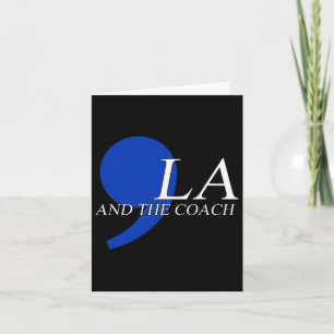 Cartão Comma La Kamala Harris Tim W Coach 2024 La Comma