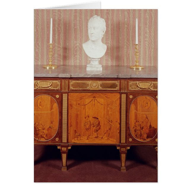 Cartão Commode, 1776-79 (Frente)