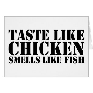 Cartão Como a galinha