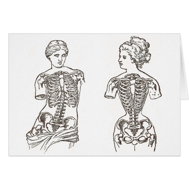 Cartão Como as mulheres sofrem para a beleza: O impacto (Frente Horizontal)