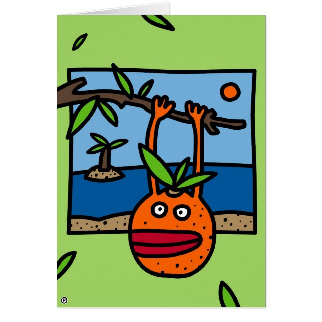 Cartão como é hangin? (Frente)