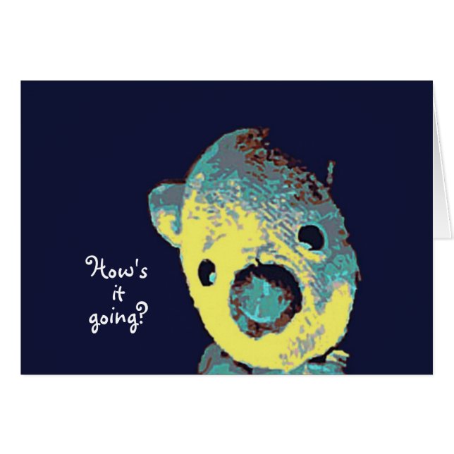 Cartão Como está indo? (Frente Horizontal)