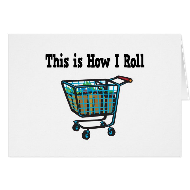 Cartão Como eu faço o carrinho de Compro (Frente Horizontal)