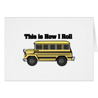 Cartão Como eu faço (ônibus escolar)