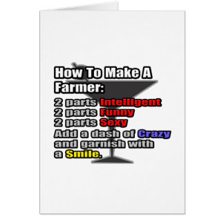 Cartão Como fazer um agricultor
