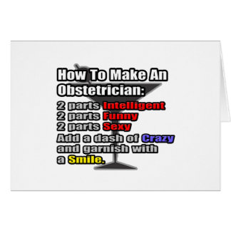 Cartão Como fazer um obstetra
