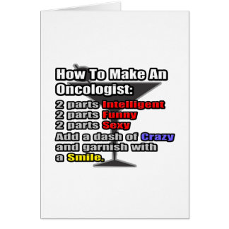 Cartão Como fazer um oncologista