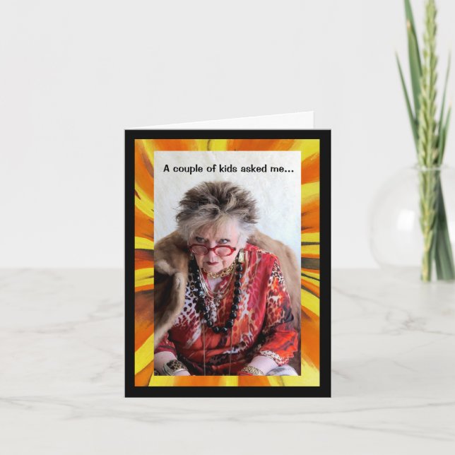 Cartão Como foi para mim crescer? (Frente)