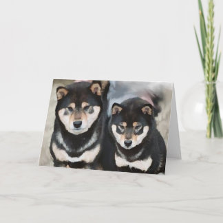 Cartão "Como o pai, como a filha "