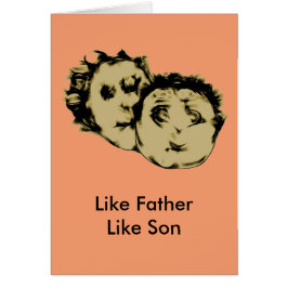 Cartão Como o pai goste do filho