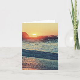 Cartão Como o Sol se põe......