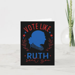 Cartão Como Ruth Enviou Sua Inspiração Feminista Rbg