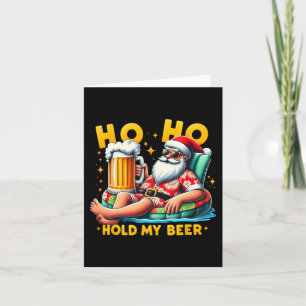 Cartão Como Segura Meu Natal De Cerveja Em Papais noeis D