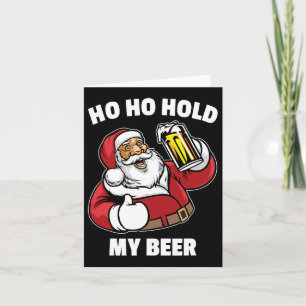 Cartão Como Segura O Natal Da Minha Camisa De Cerveja Pap