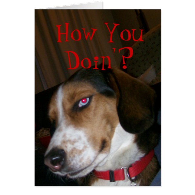 Cartão Como Vai? (Frente)