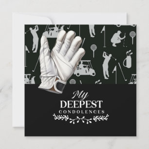 Cartão Compaixão de golfe por suas condolências de perda