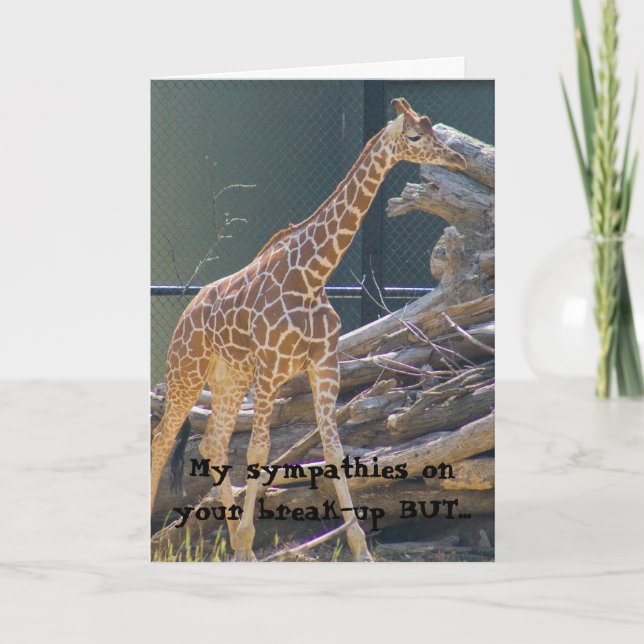 Cartão compaixão pelo seu desmembramento (Frente)