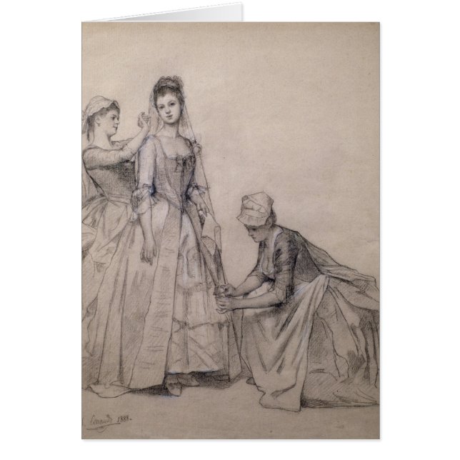 Cartão Comparecimento à noiva (Frente)