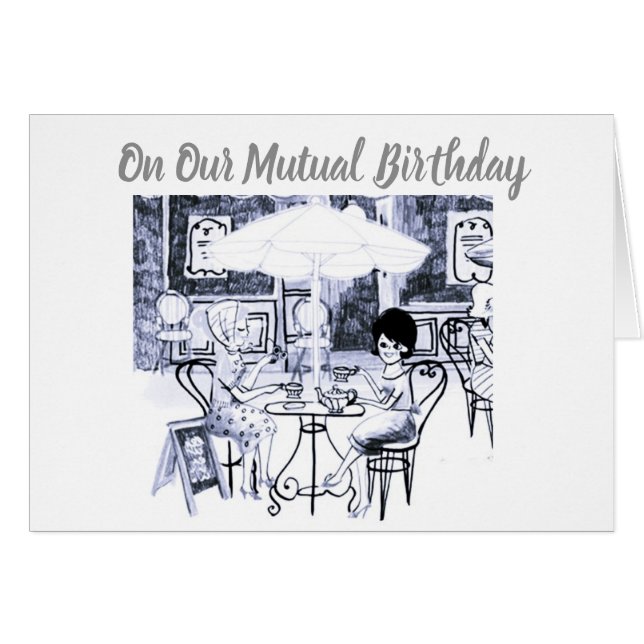 CARTÃO COMPARTILHAR NOSSA **VIDA** E NOSSA **ANIVERSÁRIO* (Frente Horizontal)