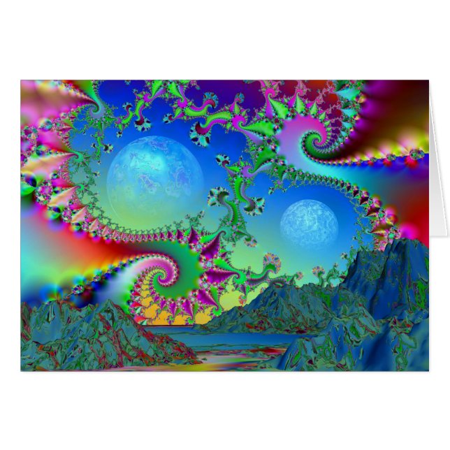 Cartão Compartimento Psicodélico (Frente Horizontal)