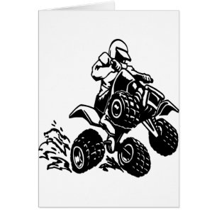 Cartão Competência do quadrilátero de 4 rodas