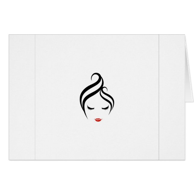 Cartão Compo e penteado (Frente Horizontal)