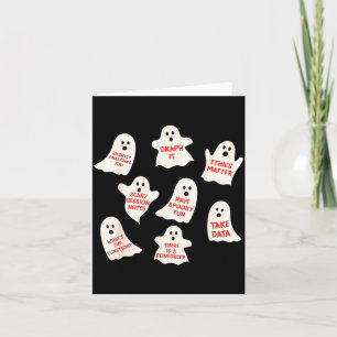 Cartão Comportamento de Halloween da Aba Análise de Compo