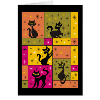 Cartão Composição com 5 cores do Frolic do outono dos