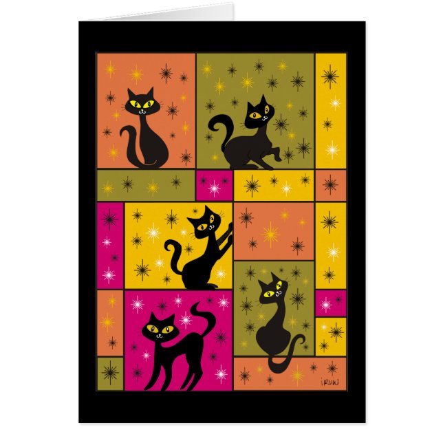 Cartão Composição com 5 cores do Frolic do outono dos (Frente)