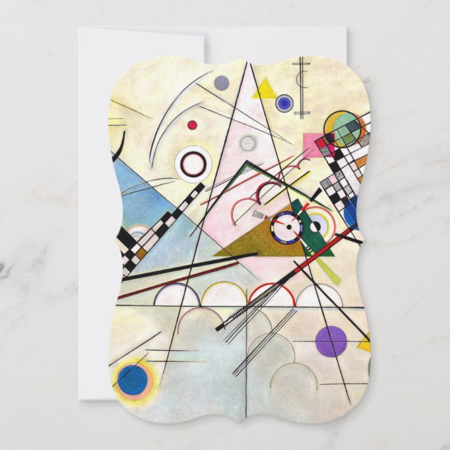 Cartão Composição Kandinsky 8 (Frente)