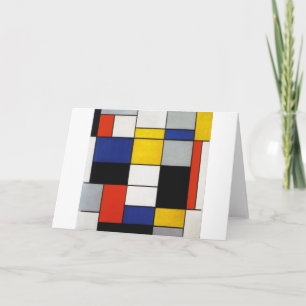Cartão Composição, Mondrian
