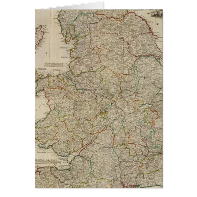 Cartão Composite England, Wales (Frente)