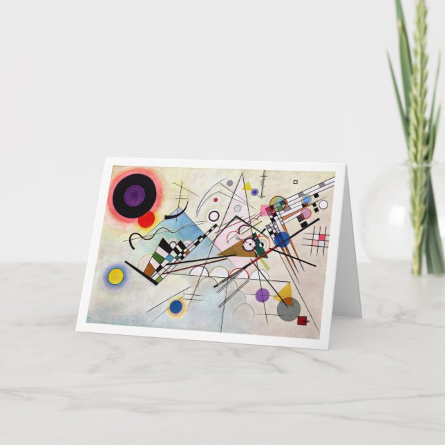 Cartão Composition VIII, Wassily Kandinsky (Frente)