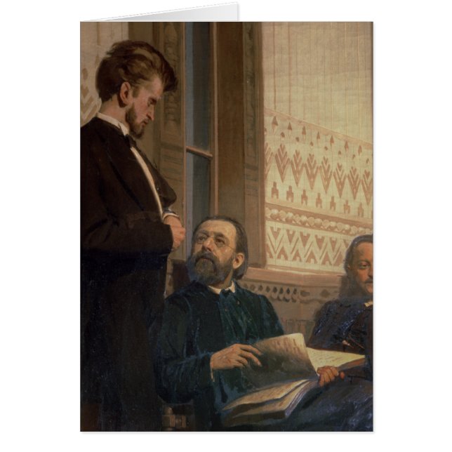 Cartão Compositores eslavos (Frente)