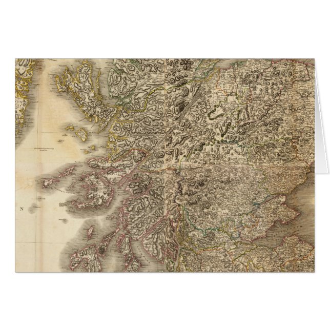 Cartão Composto da Escócia (Frente Horizontal)