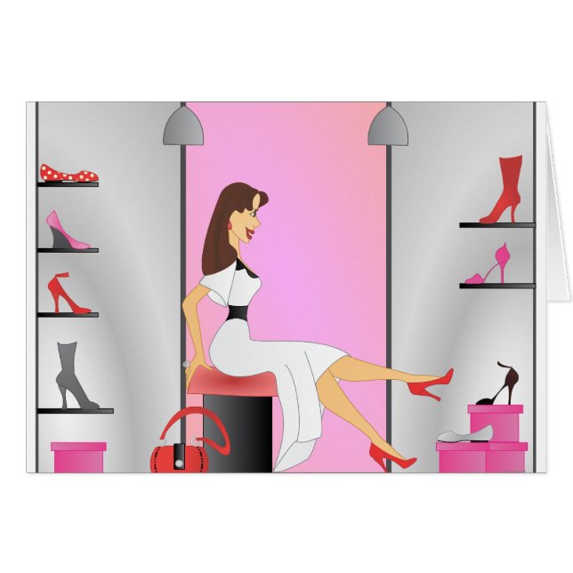 Cartão Compra de calçados (Frente horizontal)