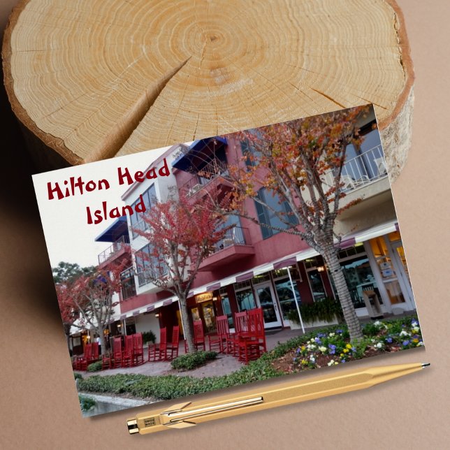 Cartão Compras Da Cidade De Harbour Pines Hilton Head Isl (Criador carregado)