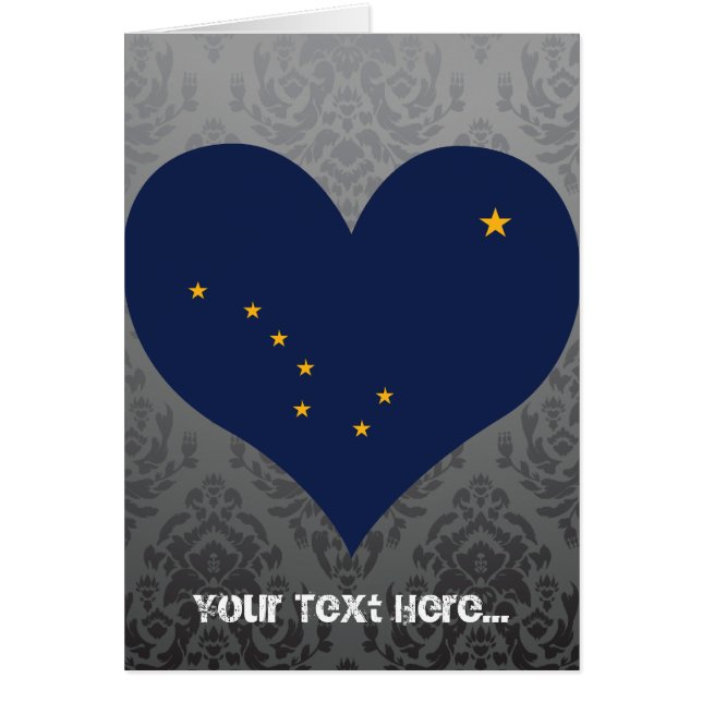 Cartão Compre a bandeira de Alaska (Frente)