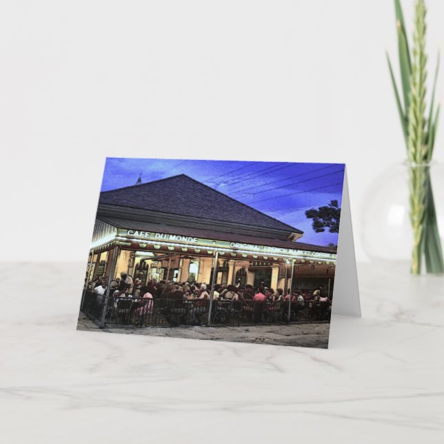 Cartão Compro Café New Orleans Restaurants (Frente)