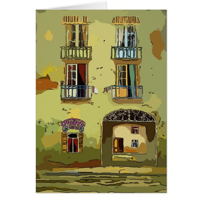 Cartão Compro de Bakery do Quarto Antigo (Frente)