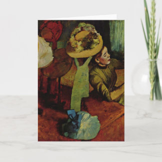 Cartão Compro Millinery - Degas