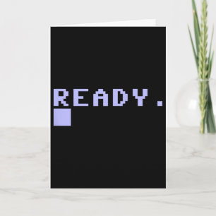 Cartão Computador Pessoal C64 Pronto Gamer Retro dos Anos