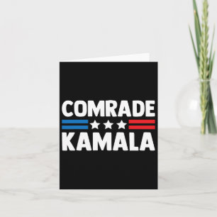 Cartão Comrade Kamala Anti Kamala Harris
