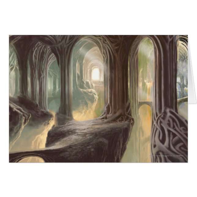 Cartão Conceito 2 do espaço florestal (Frente Horizontal)