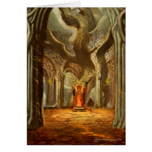 Cartão Conceito de Sala Throne do Reino da Madeira