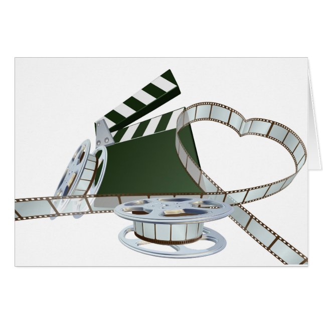 Cartão Conceito do amante do filme (Frente Horizontal)